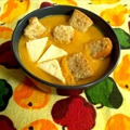 Creamy Butternut Squash and Roasted Pear Soup