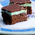 Creme De Menthe Brownies