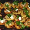 Crispy Potato Sopes (Masa Boats) with Goat Cheese And Her