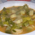 Croatian leek stew (“poriluk cušpajz”)