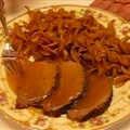 Crock Pot Eye Of Round Roast Beef with Flavorful Gravy