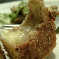 Crunchy melting brie cheese