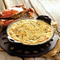 Crème de Brie Champagne and Crab Gratin
