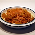 Cucumber and Minced Meat Casserole