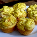 Curried Chicken and Almond Cups