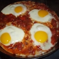 curried eggs and tomatoes