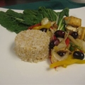 Curried Grape and Vegetable Stir-Fry