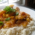 Curried mango chicken