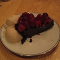 Decadent Chocolate Raspberry Ganache pie