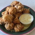 Deep Fried Mushrooms With Horseradish Sauce