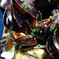 Delicious Mussels in Coconut and White Wine