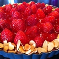 Dessert: Strawberry Almond Cream Tart