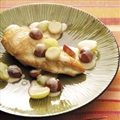 Dijon Chicken with Grapes  