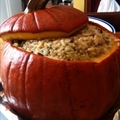 Dinner In A Pumpkin