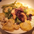 Duck confit warm salad