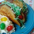 Easter egg tacos