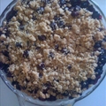 Easy Blueberry Crumble Pie