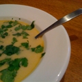 Easy Thai Coconut Ginger Soup