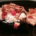 Easy Tomato Basil Pork Chops with Orzo and Rice
