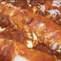 Egg Burritos Topped with Chile