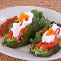 Egg Stuffed Roasted Chiles