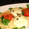 Eggs Benedict with Cheese Sauce