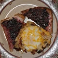 Eggs in a Hashbrown Nest