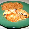 Enchiladas con Pollo - right out of the can