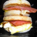 English Muffin W/bacon Ha