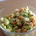 Ensalada de Aguacate, Langostinos y Palmitos