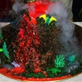Erupting Volcano Cake