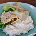 Escarole Wraps with Sage Walnut Cream Sauce