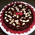 Espresso Brownie Almond Cake