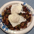 Farmhouse Hash with Pot-poached Eggs