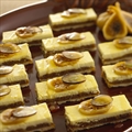 Fig bars with Goat Cheese