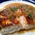 Fish with Red Curry Coconut Sauce