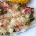 Fish with Peach Salsa