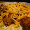 Fresh Pasta with Sausage and Mushrooms