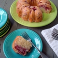 Fresh Strawberry Yogurt Cake