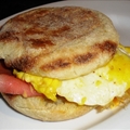 Fried Egg And Ham Sandwich