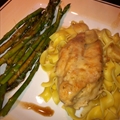 Garlic Chicken in a White Wine Sour Cream Sauce