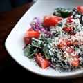 Garlic Tahini Kale Slaw