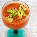 Gazpacho with Marinated Shrimp