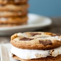 Giant s'mores cookies