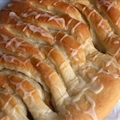 Glazed Apple Lattice Coffee Cake