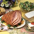 Glazed Ham with Pecan Crust
