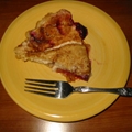 Glazed Peach Plum Tart
