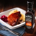 Glazed Pork Chops with Potatoes and Red Cabbage