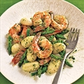 Gnocchi with Shrimp, Asparagus, and Pesto