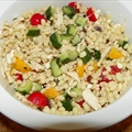 Greek Chicken and Barley Salad